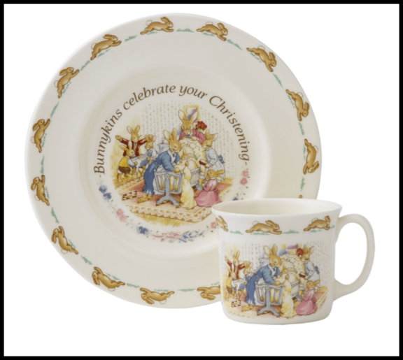 Bunnykins Christening Set