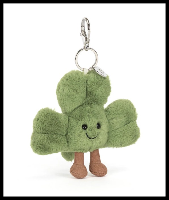 Jellycat Shamrock Keychain