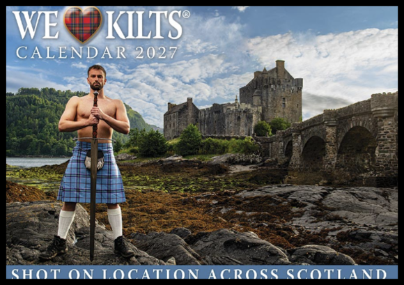 We Love Kilts Wall Calendar 2027