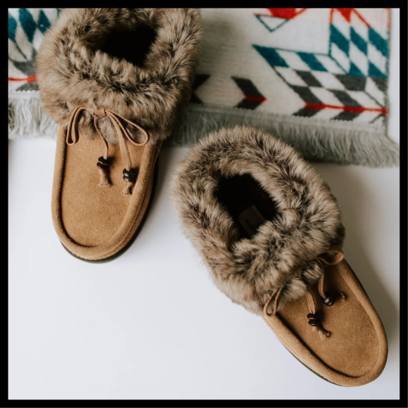 Manitobah Street Suede Moccasin