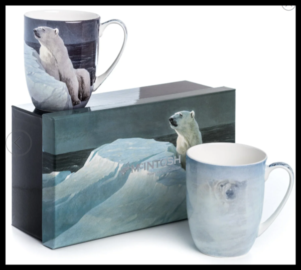 Bateman Polar Bears Mug Pair