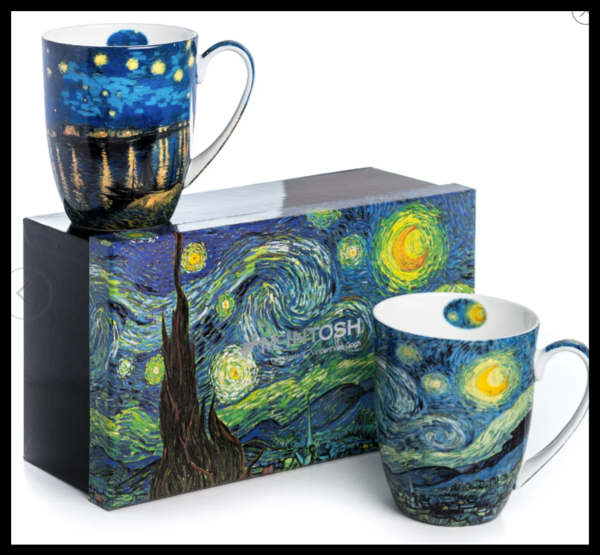 Starry Starry Night Mug Pair