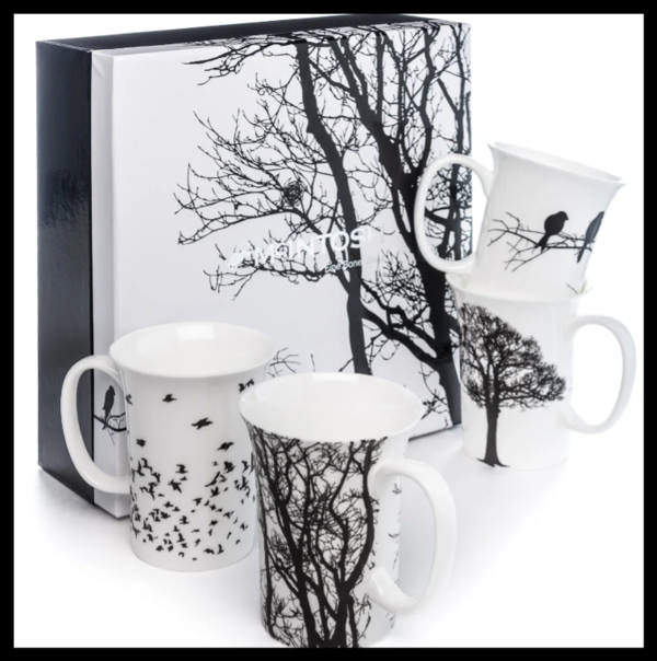 Eternal Silhouette Set of 4 mugs