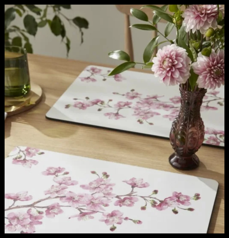 Pimpernel Pink Blossom Placemats